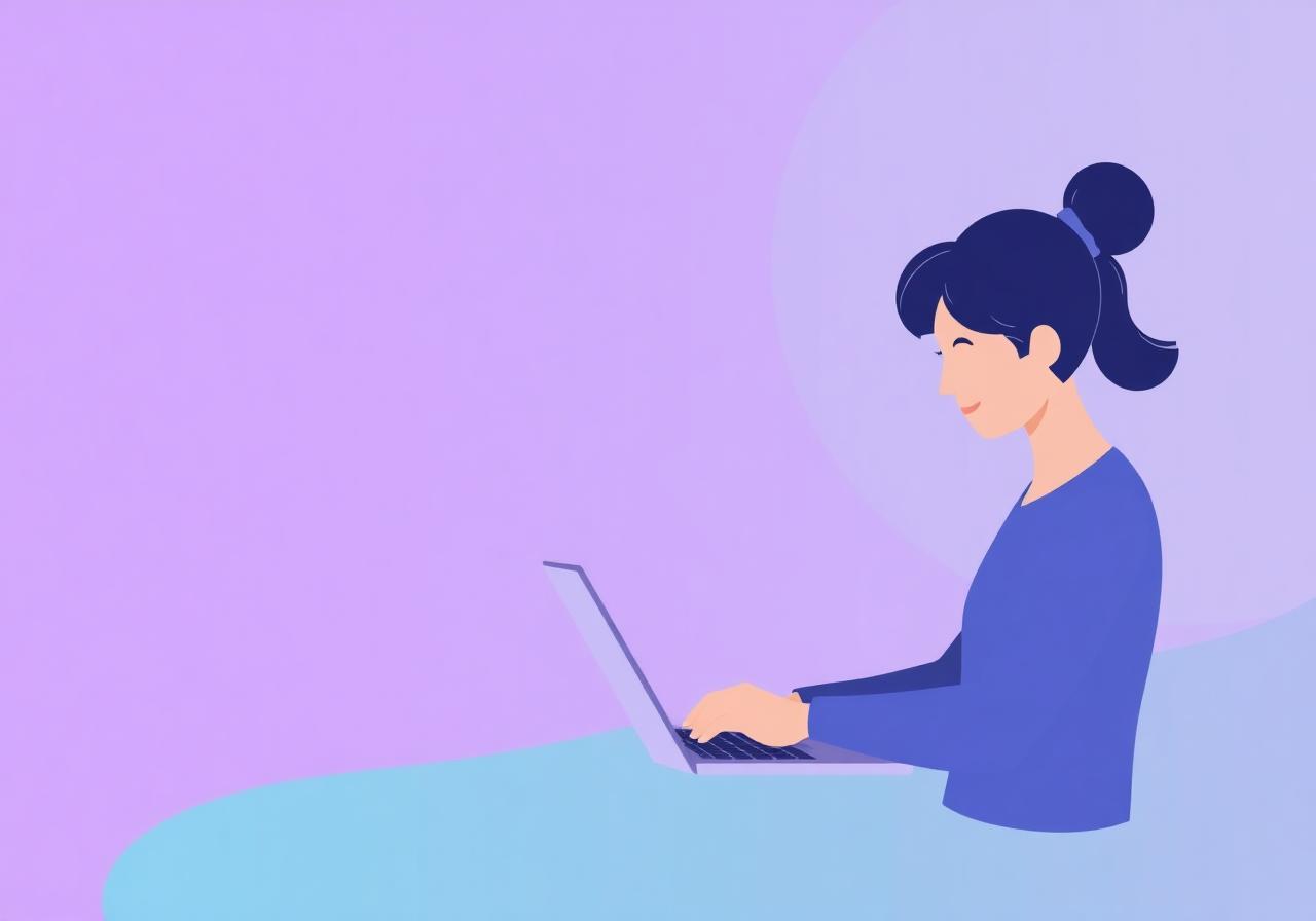A person taking a free online AuDHD self-assessment on a laptop